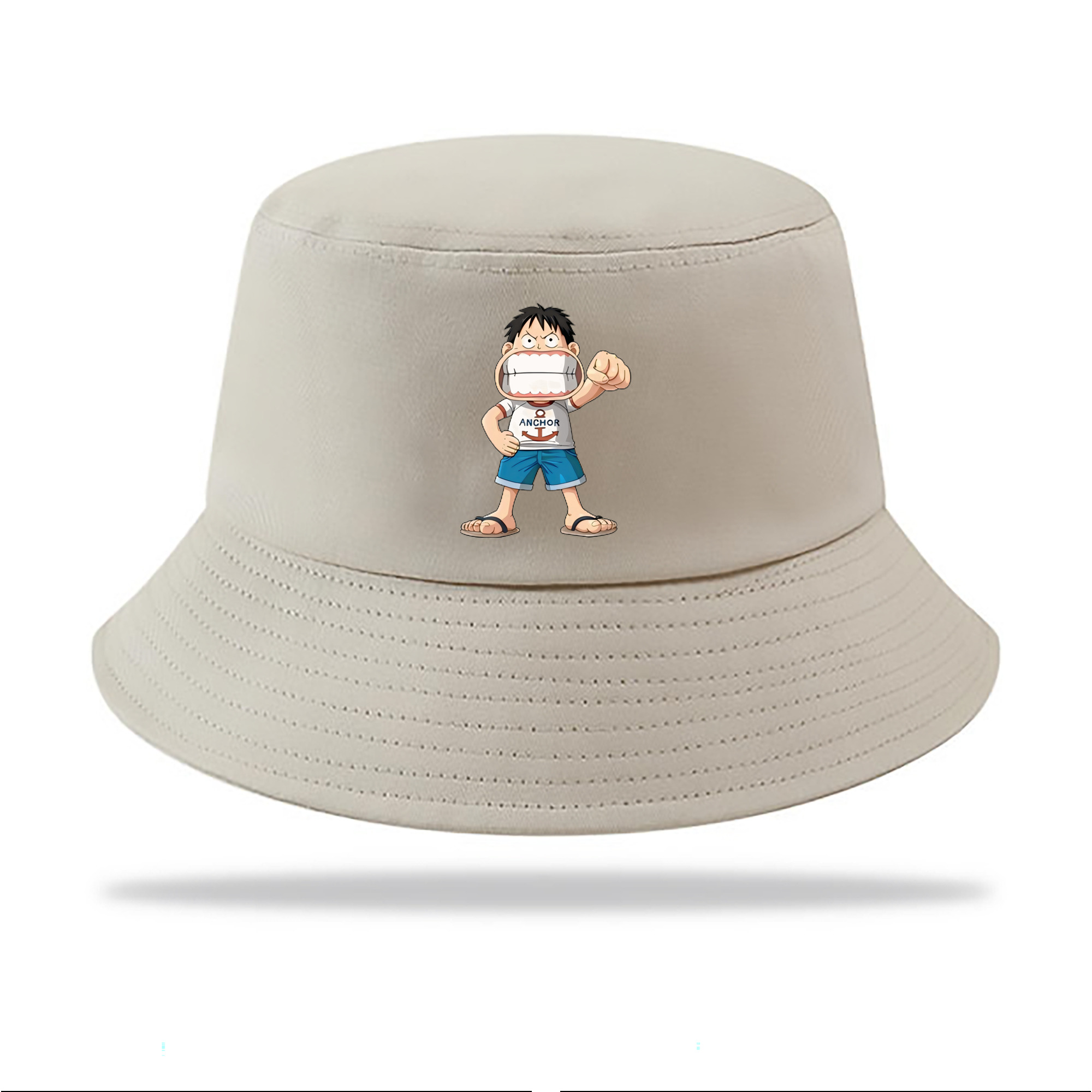 （画像用） ワンピース モンキー・D・ルフィ ONE PIECE Monkey D. Luffy アウトドア日除けバケットハット